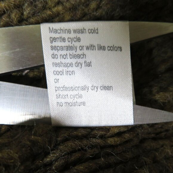 I.A. Studio Womens Cable Knit Turtleneck Sweater Dress M Acrylic Wool Italy - Picture 13 of 14